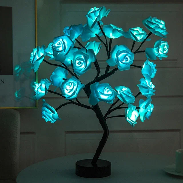 Rose Bloom Tree Lamp
