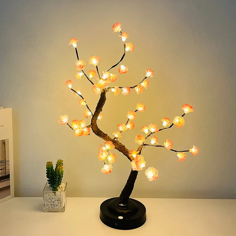 Rose Glow Tree Lamp