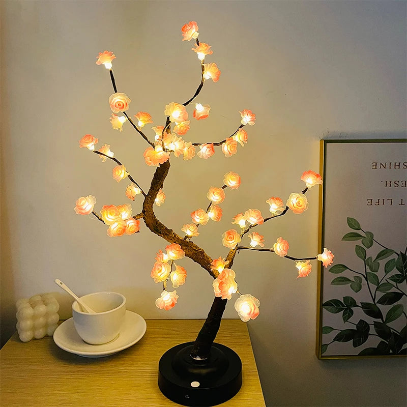Rose Glow Tree Lamp