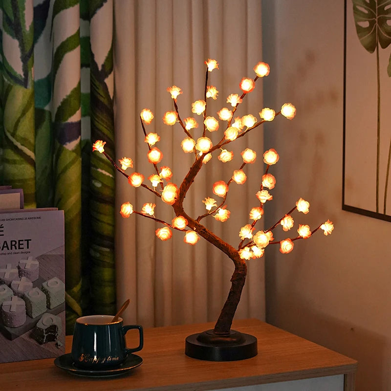 Rose Glow Tree Lamp