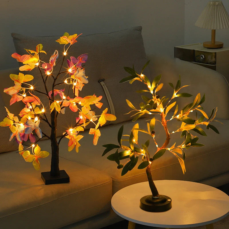 Starlit Olive Tree Lamp