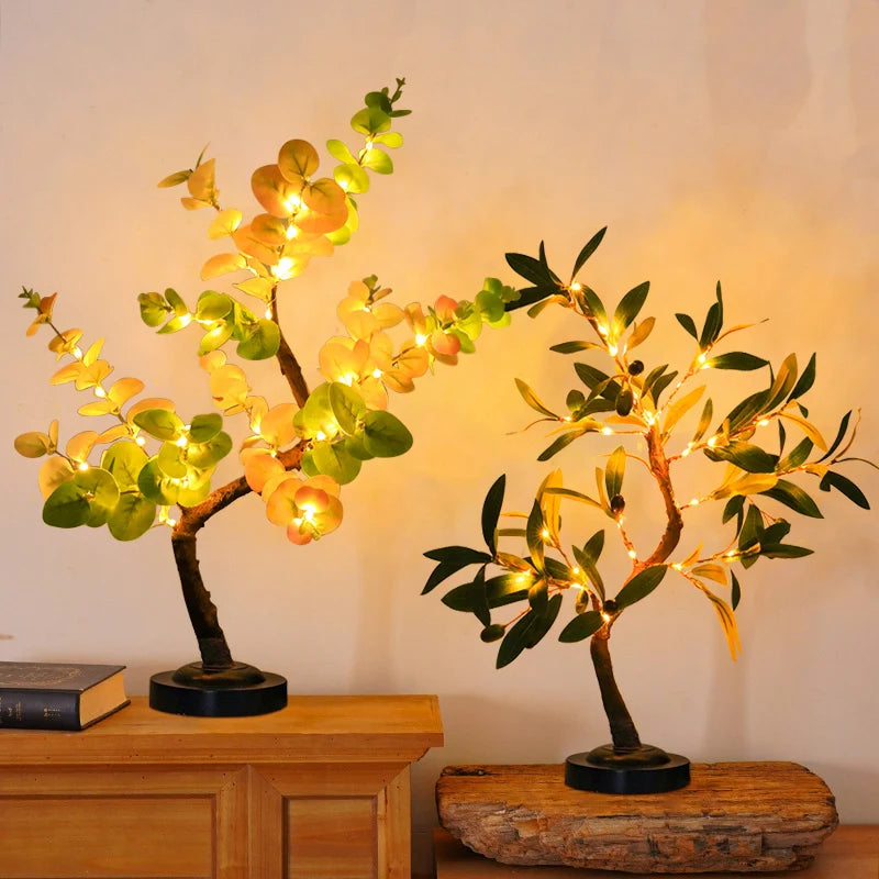Starlit Olive Tree Lamp
