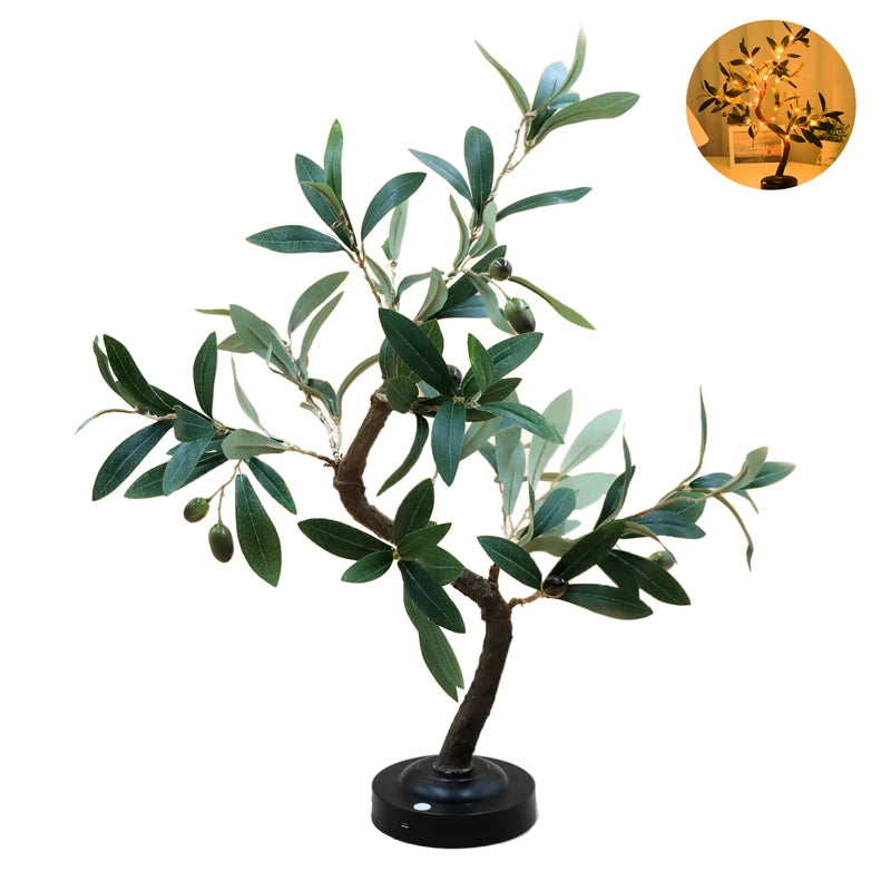 Starlit Olive Tree Lamp