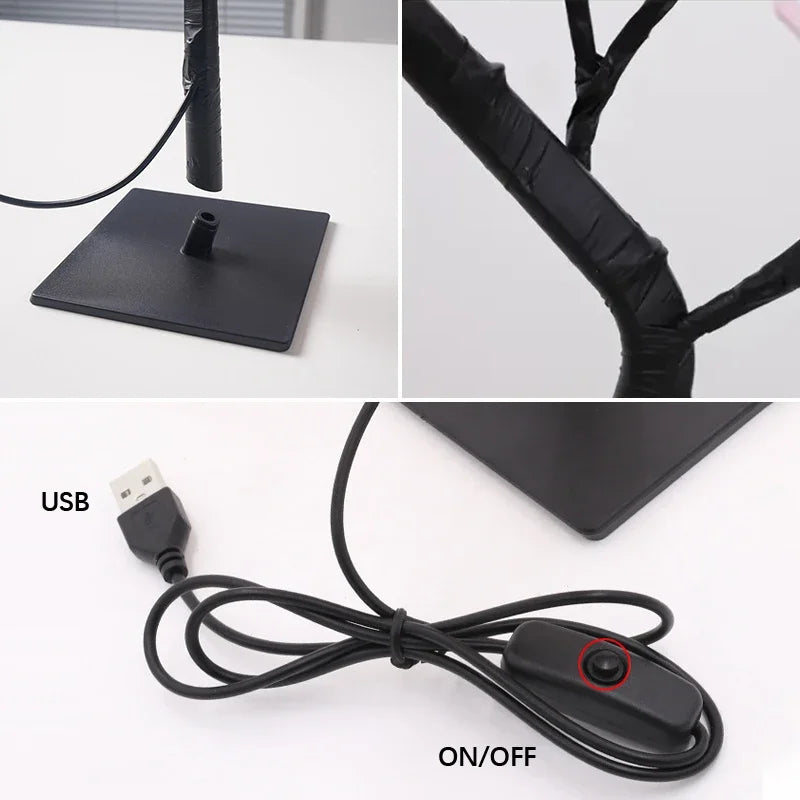 Rose Bloom Tree Lamp