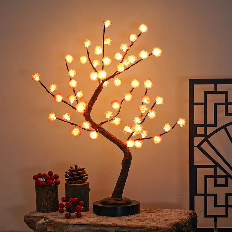 Rose Glow Tree Lamp